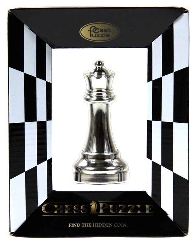 Série d'échecs (Argent) - Cast Queen Puzzle (Reine)
